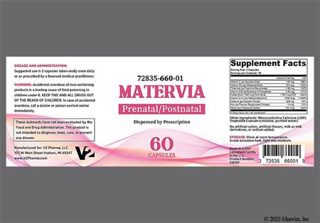 MATERVIA Prenatal/Postnatal Capsule package photo