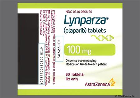 Lynparza 100mg Tablet package photo