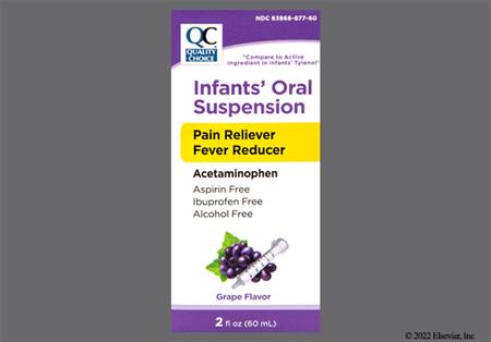 Quality Choice Infants' Acetaminophen 160mg/5ml Suspension (Grape)