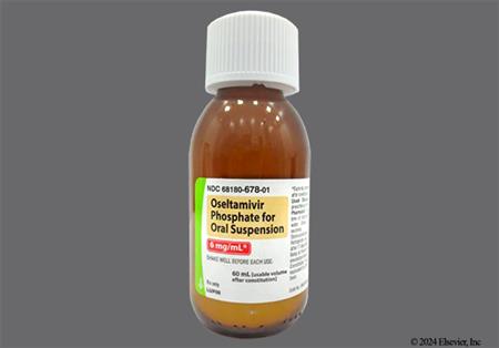 Oseltamivir Phosphate 6mg/mL Powder for Suspension package photo