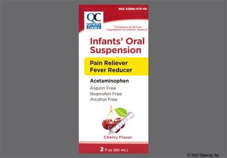 Quality Choice Infants' Acetaminophen 160mg/5mL Suspension (Cherry)