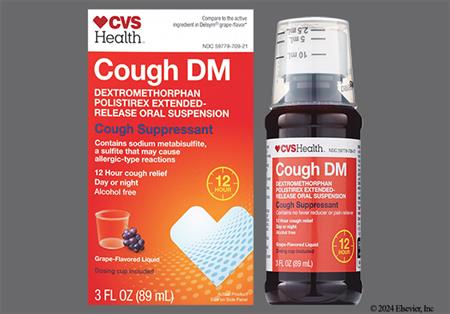 CVS Cough DM 12 Hour 30mg/5mL Extended-Release Suspension (Grape)