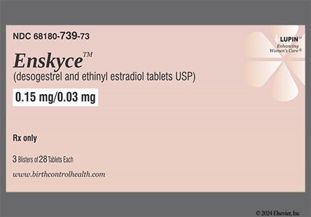 Enskyce 28-Day 0.15mg-0.03mg Tablet package photo