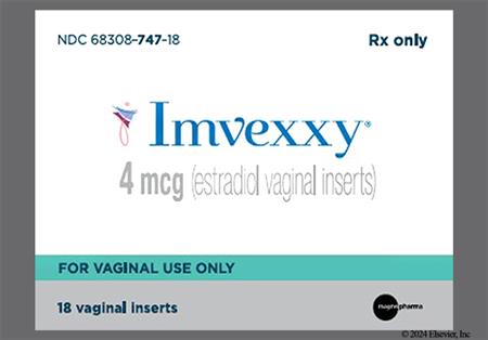 Imvexxy 4mcg Vaginal Insert Starter Pack package photo