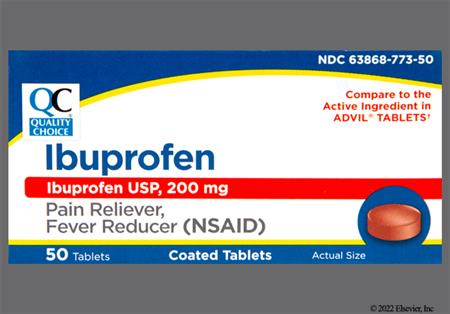 Quality Choice Ibuprofen 200mg Tablet