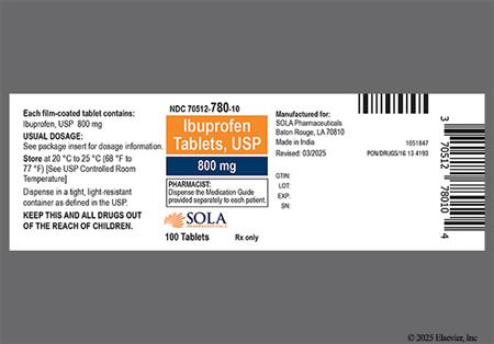 Ibuprofen 800mg Tablet