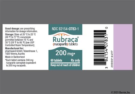 Rubraca 200mg Tablet package photo