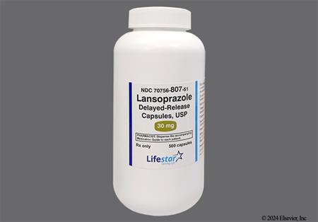 Lansoprazole 30mg Delayed-Release Capsule package photo