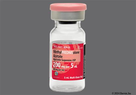 Methylprednisolone Acetate 40mg/mL Suspension for Injection package photo