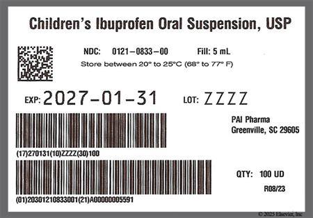 Children's Ibuprofen 100mg/5mL Suspension package photo