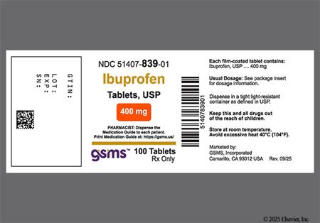 Ibuprofen 400mg Tablet