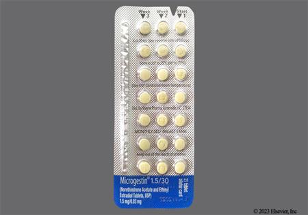 Microgestin 1.5/30 21-Day Tablet package photo