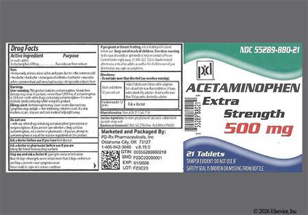 Acetaminophen 500mg Extra Strength Tablet