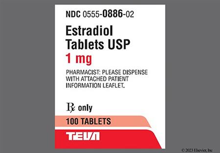 Estradiol 1mg Tablet package photo