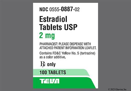 Estradiol 2mg Tablet package photo