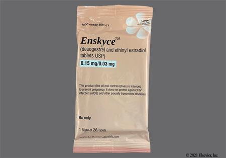 Enskyce 28-Day 0.15mg-0.03mg Tablet package photo