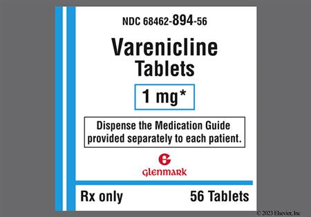 Varenicline 1mg Tablet package photo