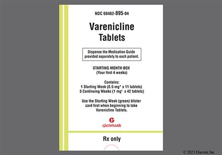 Varenicline Starting Month Box package photo