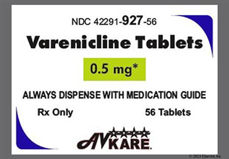 Varenicline 0.5mg Tablet package photo