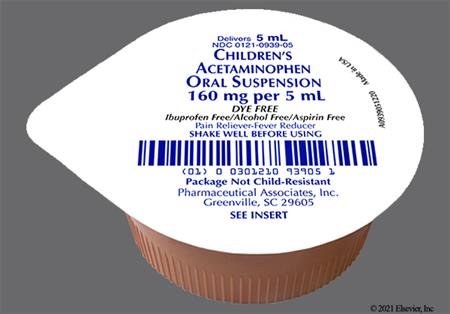 Acetaminophen 160mg/5mL Suspension
