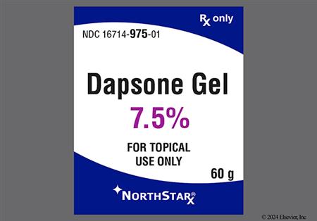 Dapsone 7.5% Topical Gel package photo