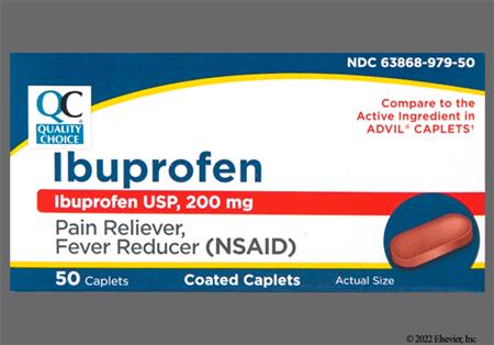 Quality Choice Ibuprofen 200mg Caplet