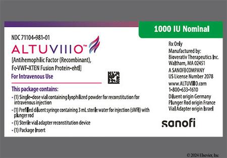 ALTUVIIIO 1000 International Units Nominal Powder for Injection package photo