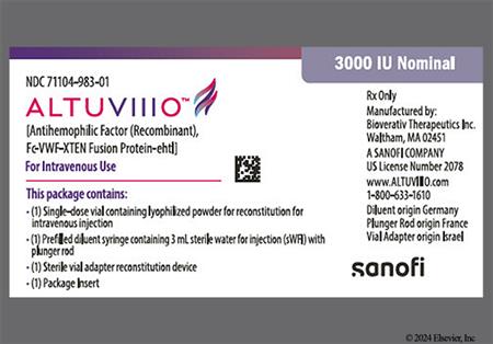 ALTUVIIIO 3000 International Units Nominal Powder for Injection package photo