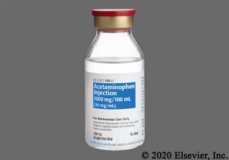 Acetaminophen 1000mg/100mL Solution for Injection