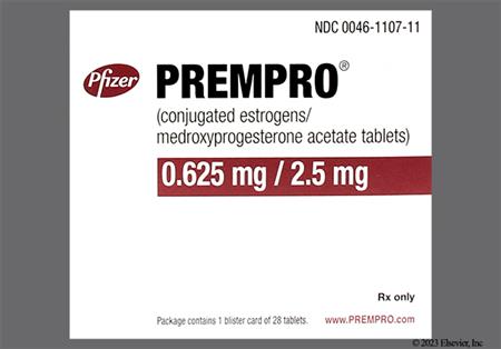 PREMPRO 0.625mg-2.5mg Tablet package photo