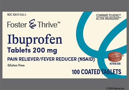Foster & Thrive Ibuprofen 200mg Tablet
