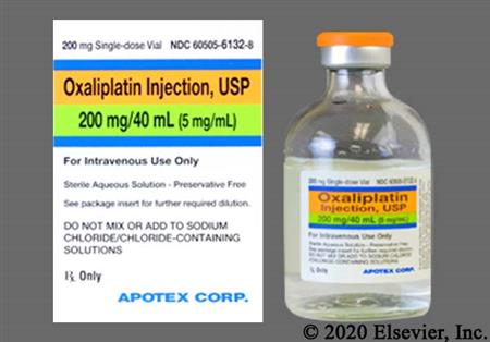 Oxaliplatin 200mg/40mL Solution for Injection package photo
