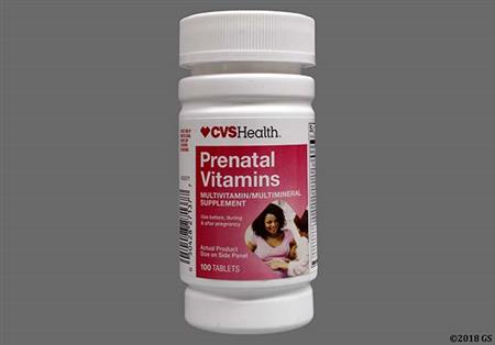CVS Prenatal Vitamins Tablet package photo
