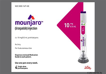 MOUNJARO 10mg/0.5mL Prefilled Pen Solution for Injection package photo