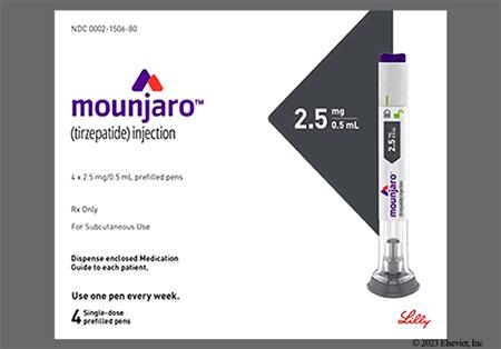 MOUNJARO 2.5mg/0.5mL Prefilled Pen Solution for Injection package photo