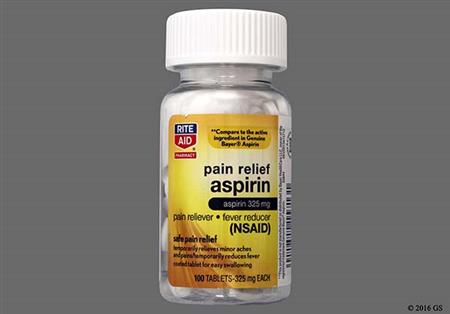 RITE AID Aspirin 325mg Coated Tablet package photo