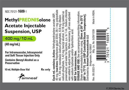 Methylprednisolone Acetate 40mg/mL Suspension for Injection package photo