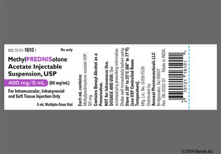 Methylprednisolone Acetate 80mg/mL Suspension for Injection package photo