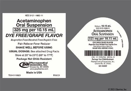 Acetaminophen 325mg/10.15mL Suspension