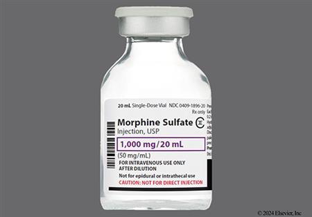 Morphine Sulfate 1000mg/20mL Solution for Injection package photo