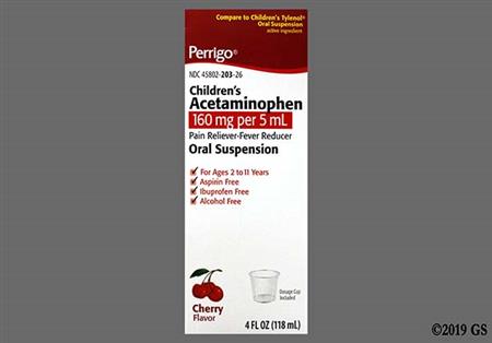 Children's Acetaminophen 160mg/5mL Suspension (Cherry)