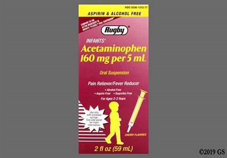Infants' Acetaminophen 160mg/5mL Suspension (Cherry)
