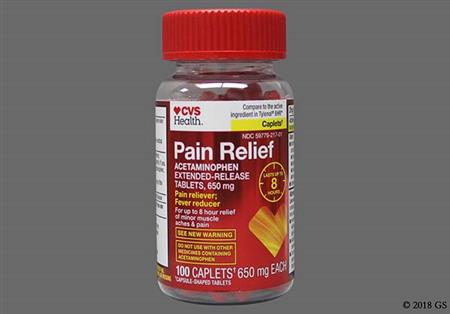 CVS Pain Relief 650mg Extended-Release Caplet