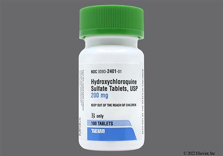 Hydroxychloroquine Sulfate 200mg Tablet package photo