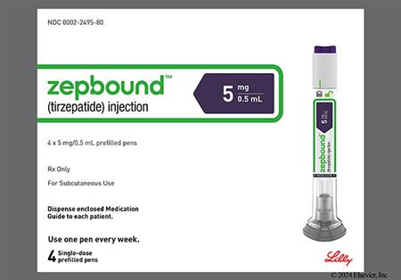 Zepbound 5mg/0.5mL Pre-Filled Pen Solution for Injection package photo