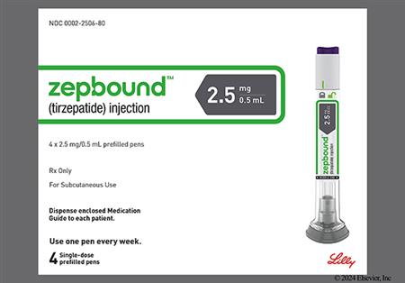 Zepbound 2.5mg/0.5mL Pre-Filled Pen Solution for Injection package photo