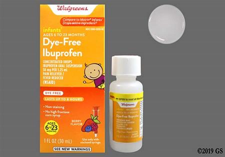 Walgreens Infants' Ibuprofen 50mg/1.25mL Concentrated Drops (Berry)