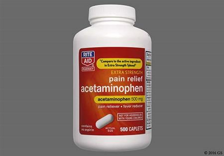 RITE AID Pain Relief Acetaminophen 500mg Extra Strength Caplet
