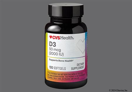 CVS Vitamin D3 50mcg Softgel package photo