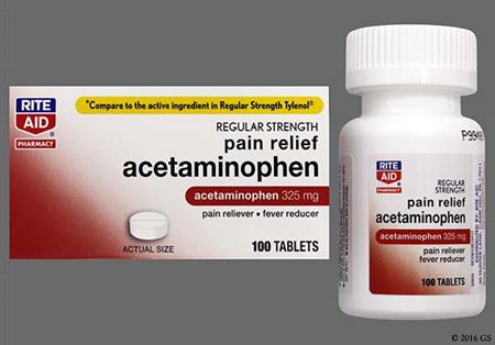 RITE AID Pain Relief 325mg Tablet package photo